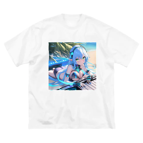 エルフのサイバーピアニストの夏休み Big T-Shirt