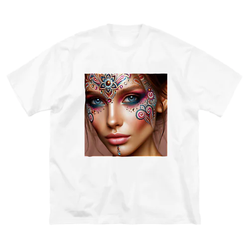 MANDALA MAKEUP ビッグシルエットTシャツ