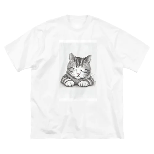 寝顔ぬっこ001 ビッグシルエットTシャツ