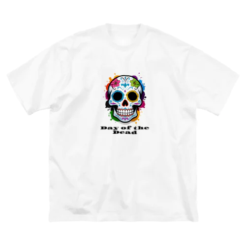 Day of the Dead スカル ビッグシルエットTシャツ