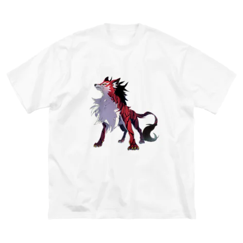 デジタルUMA：ジェヴォーダンの獣 Beast of gevaudan ビッグシルエットTシャツ