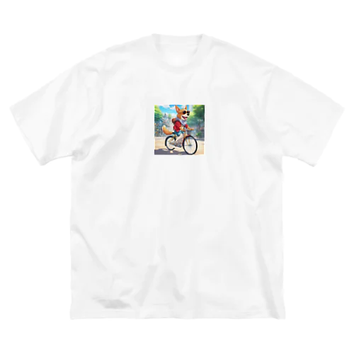 自転車サングラス犬 Big T-Shirt