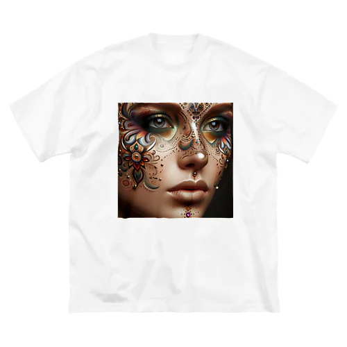 MANDALA MAKEUP ビッグシルエットTシャツ