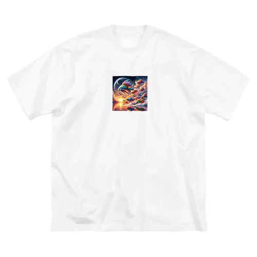 魚群の舞台 ビッグシルエットTシャツ