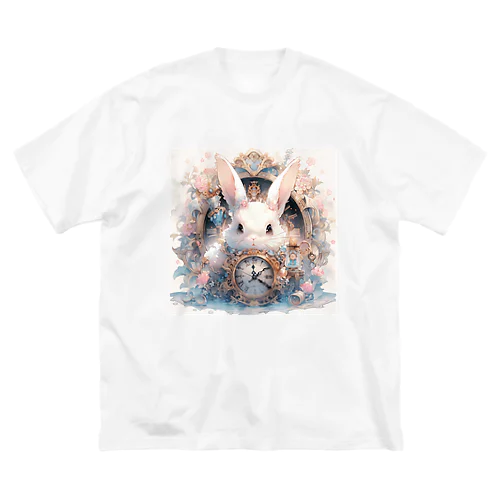 うさぎと時計｡.:*･ﾟ ビッグシルエットTシャツ