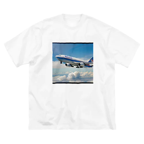 フィリピンの旅客機 ビッグシルエットTシャツ