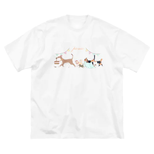 うちのかわいいたち ビッグシルエットTシャツ