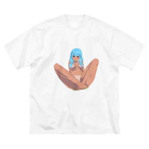 裸の女の子 ビッグシルエットTシャツ