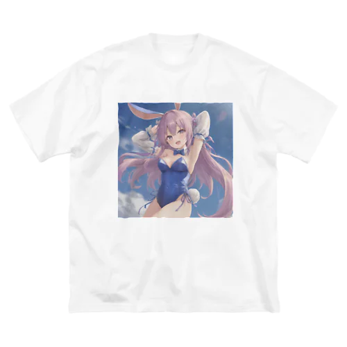 萌え可愛いうさ耳少女♪ ビッグシルエットTシャツ