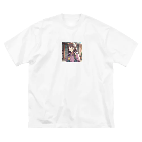 山登り萌女子 ビッグシルエットTシャツ