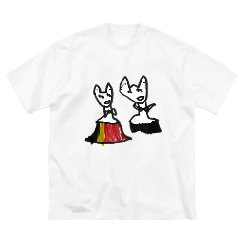 おやまのきつねのおんなのこ Big T-Shirt