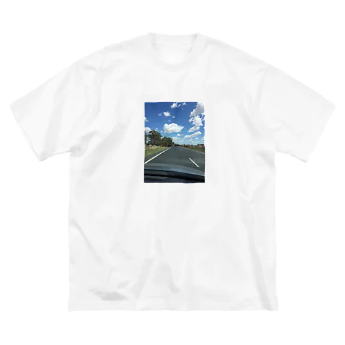 Send your location ビッグシルエットTシャツ