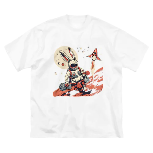 ロケットうさぎ　平和維持 Big T-Shirt