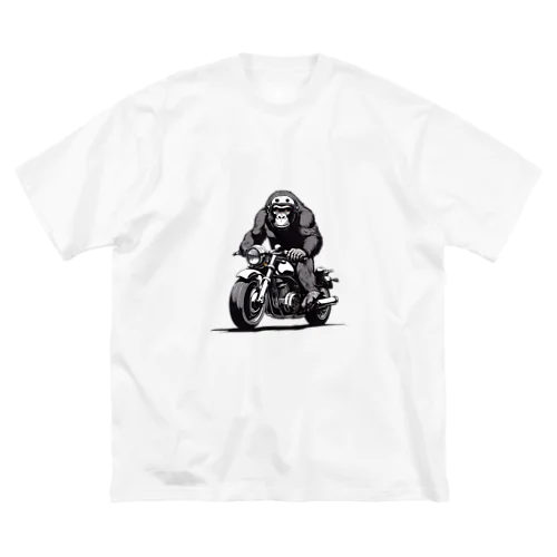 バイクに乗ったゴリラ Big T-Shirt