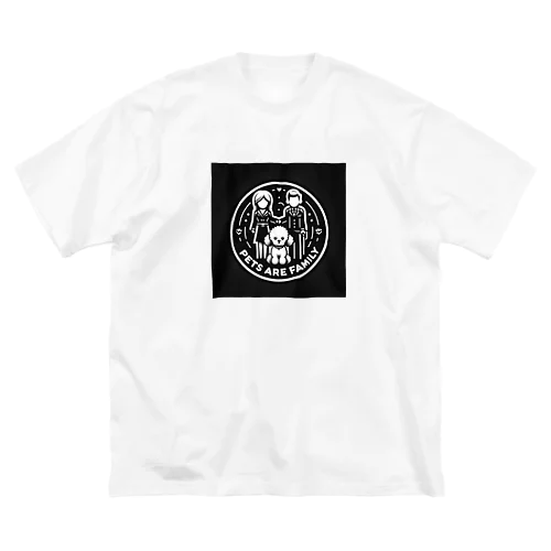 ペットは家族Ｔシャツ わんこバージョン ビッグシルエットTシャツ