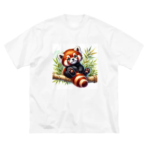 リラックスレッサーパンダ Big T-Shirt