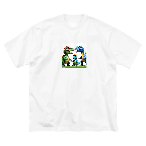 アニメ恐竜くん2号 ビッグシルエットTシャツ