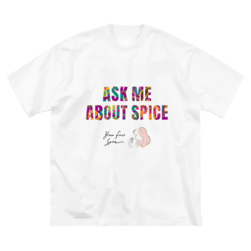 スパイス姫ニッキーのTシャツ（ask me) ビッグシルエットTシャツ