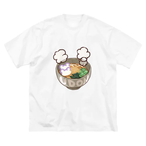 たぬきうどん（淡色ボディ向け） Big T-Shirt