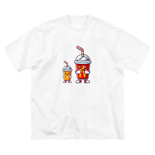 ドリンクちゃん ビッグシルエットTシャツ