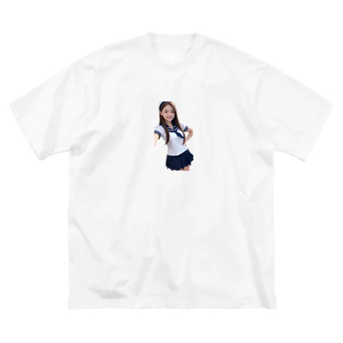 AI美女 ビッグシルエットTシャツ