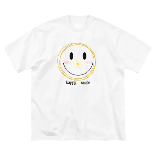 幸せ笑顔 ビッグシルエットTシャツ