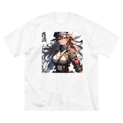 革命的なAI美女 ビッグシルエットTシャツ