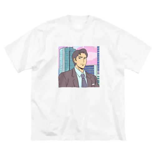 夕焼けサラリーマン Big T-Shirt