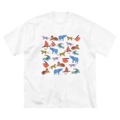 ジャングルの動物たち Big T-Shirt