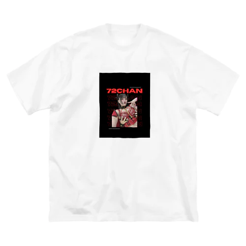 なっつん　Red ビッグシルエットTシャツ