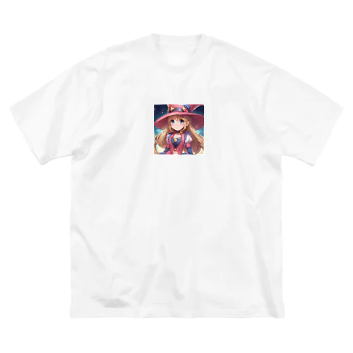 魔法使いギルド　少女 ビッグシルエットTシャツ