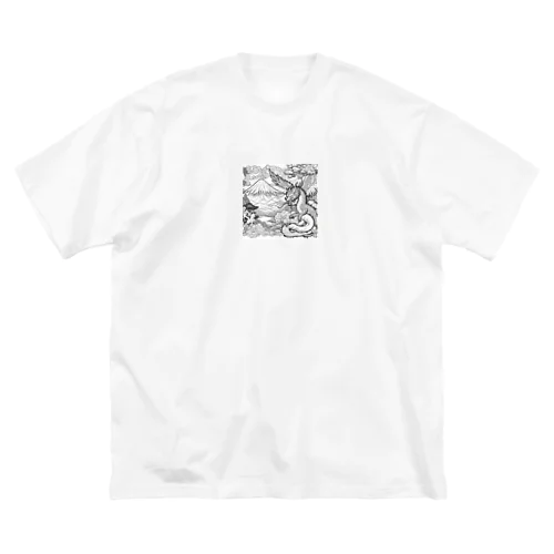  56 アイテムズ UkiyoE クライシス ドラゴン ビッグシルエットTシャツ