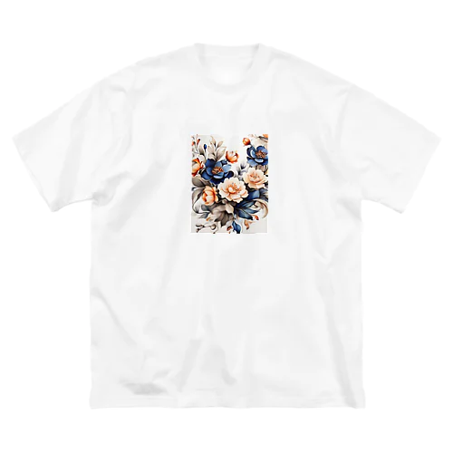 花々・渋 ビッグシルエットTシャツ