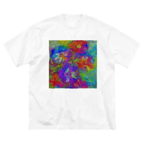 flowers ビッグシルエットTシャツ