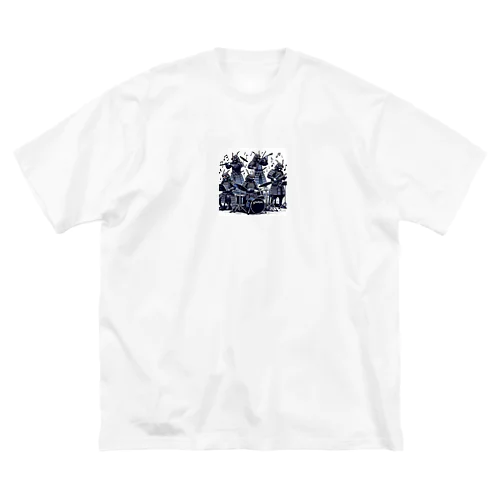 侍音楽隊 ビッグシルエットTシャツ