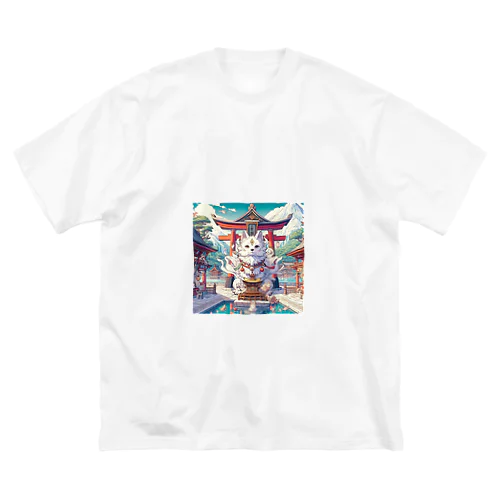 犬神様鎮座 Big T-Shirt