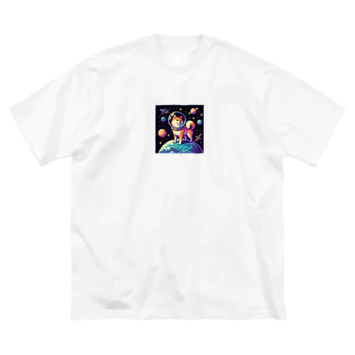 宇宙ピクセル柴犬 Big T-Shirt