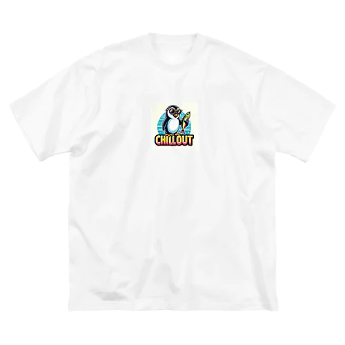 かっこいいペンギン ビッグシルエットTシャツ