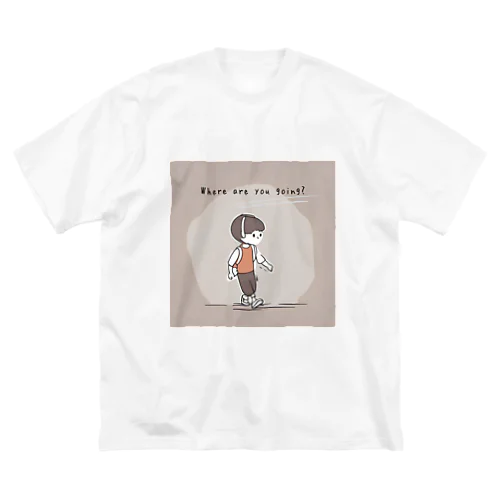 where are you going? ビッグシルエットTシャツ