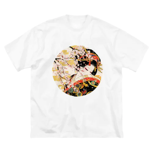 浮世絵 美人画 Ukiyoe beauty painting [UB-NIJI06-SR001-0004] ビッグシルエットTシャツ