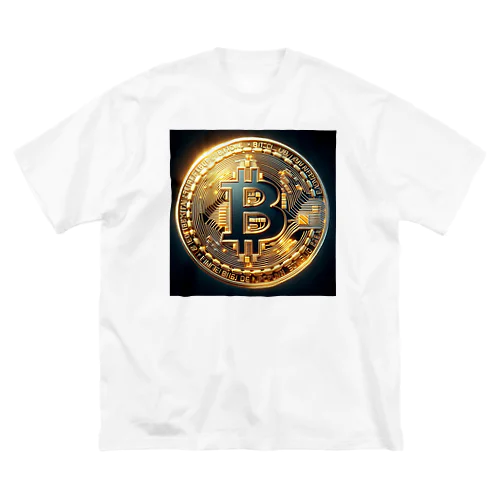 the ビットコイン ビッグシルエットTシャツ