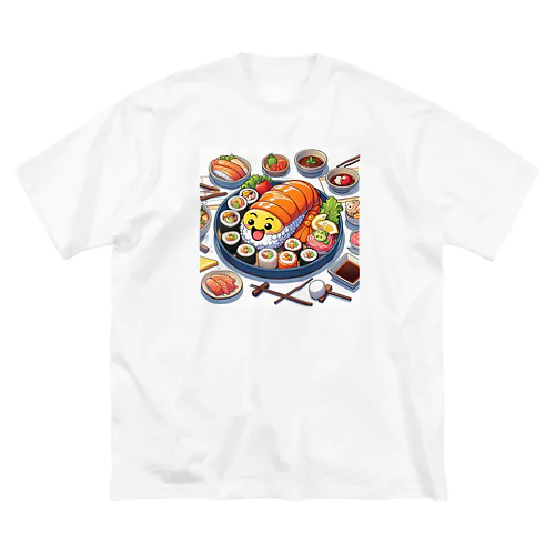 寿司大好き❣❣❣ ビッグシルエットTシャツ