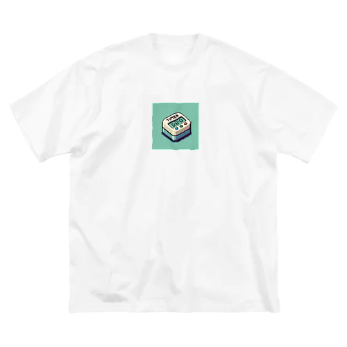 ドット絵「タイマー」 ビッグシルエットTシャツ