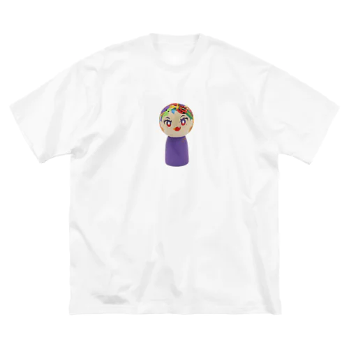 こけしガールズ　あけびちゃん ビッグシルエットTシャツ