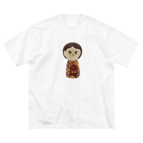 こけしガールズ　セピアちゃん ビッグシルエットTシャツ