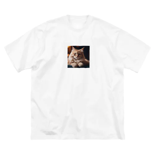 ふんわり猫 ビッグシルエットTシャツ