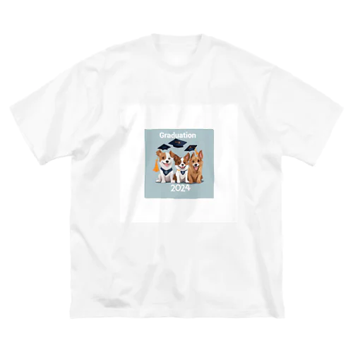 2024卒業アイテム　犬 Big T-Shirt