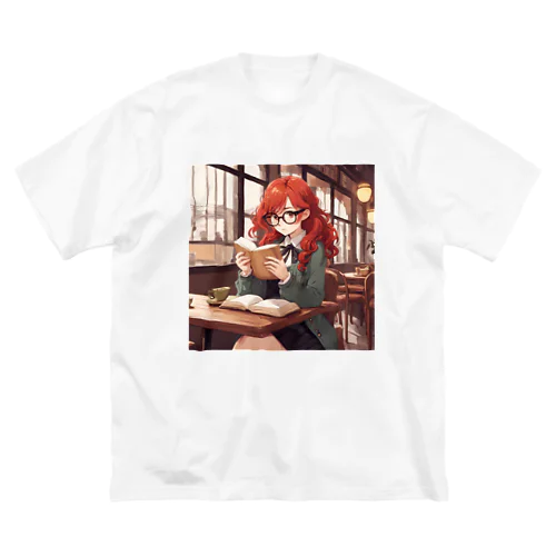 赤毛の読書メガネさん Big T-Shirt