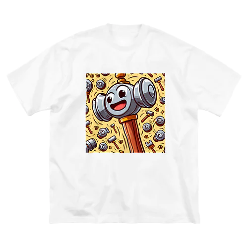 大工シリーズハンマーくん Big T-Shirt