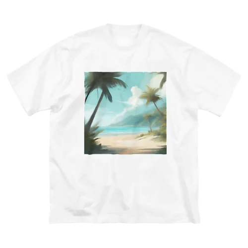Private Beach ビッグシルエットTシャツ